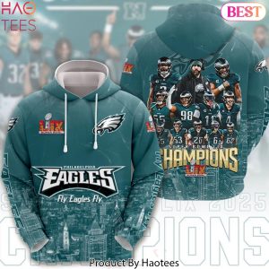Philadelphia Eagles Champions Super Bowl LIX – Fly Eagles Fly Design Special Hoodie