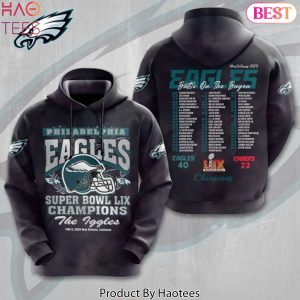 Philadelphia Eagles Super Bowl LIX Champions The Eagles Design Hoodie