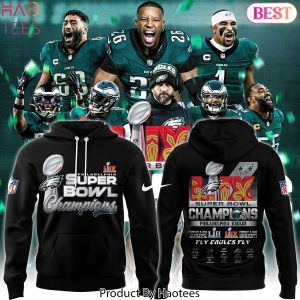 Philadelphia Eagles Super Bowl LIX Hoodie Signature Design Hoodie