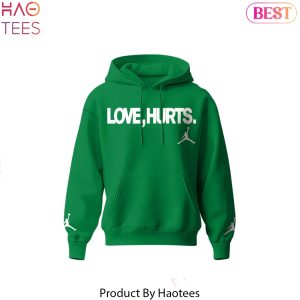 Philadelphia Eagles x Love, Hurts Super Bowl LIX Design Hoodie – Green