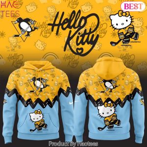 Pittsburgh Penguins x Hello Kitty Design Hoodie