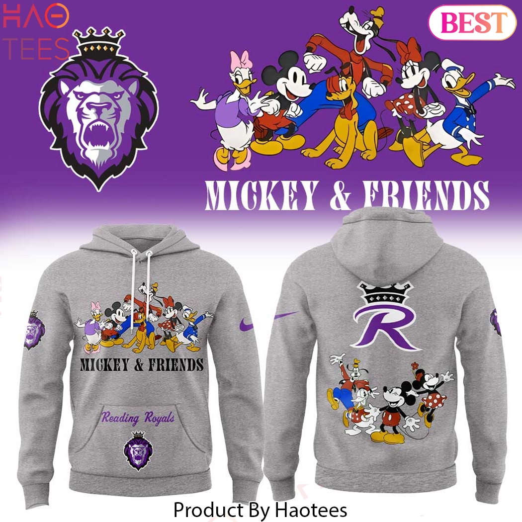 Reading Royals x Mickey And Friends Night Design Hoodie Reading Royals x Mickey And Friends Night Design Hoodie