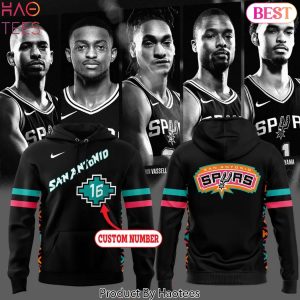 San Antonio Spurs Men Basketball 2025 Design Hoodie San Antonio Spurs Men Basketball 2025 Design Hoodie