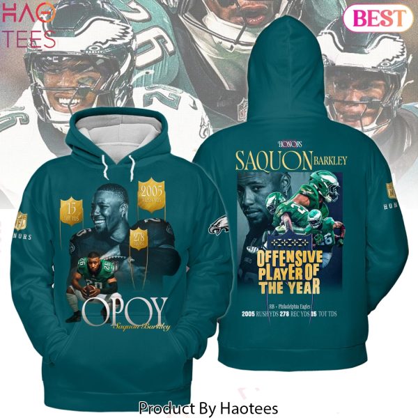 Saquon Barkley Offensive Player Of The Year Philadelphia Eagles Special Hoodie