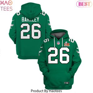 Saquon Barkley Philadelphia Eagles Super Bowl LIX Design Hoodie