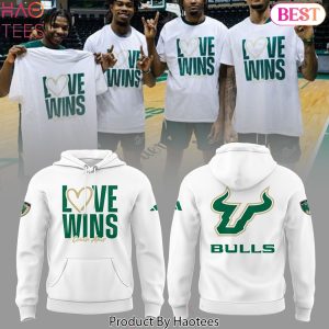 South Florida Bulls Love Wins Coach Amir Design Hoodie