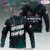 Super Bowl LIX Champions Philadelphia Eagles 2-Time Design Hoodie