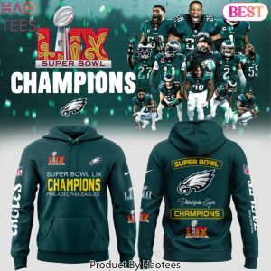 Super Bowl LIX Champions Philadelphia Eagles Design Hoodie