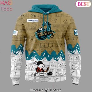 Tahoe Knight Monsters 75th Anniversary Of Peanuts Design Hoodie