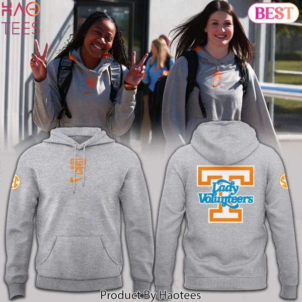 Tennessee Volunteers Lady Vols Basketball 2025 Design Grey Hoodie