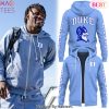 2025 Duke Blue Devils Zip Design Hoodie – Blue