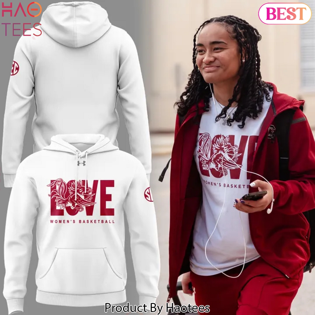 2025 Love South Carolina Gamecocks Women Basketball Design Hoodie 2025 Love South Carolina Gamecocks Women Basketball Design Hoodie