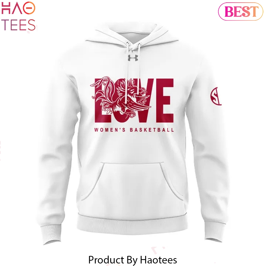 2025 Love South Carolina Gamecocks Women Basketball Design Hoodie 2025 Love South Carolina Gamecocks Women Basketball Design Hoodie
