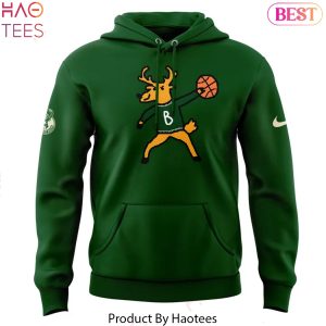 2025 Milwaukee Bucks Basketball Design Design Hoodie – Green