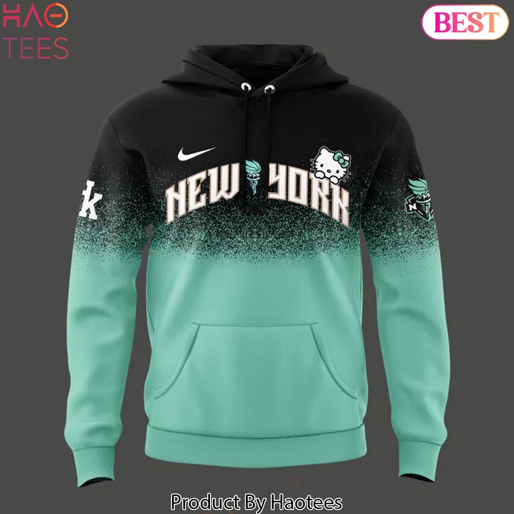 2025 New York Liberty x Hello Kitty Design Hoodie 2025 New York Liberty x Hello Kitty Design Hoodie