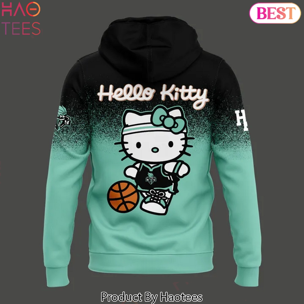 2025 New York Liberty x Hello Kitty Design Hoodie 2025 New York Liberty x Hello Kitty Design Hoodie