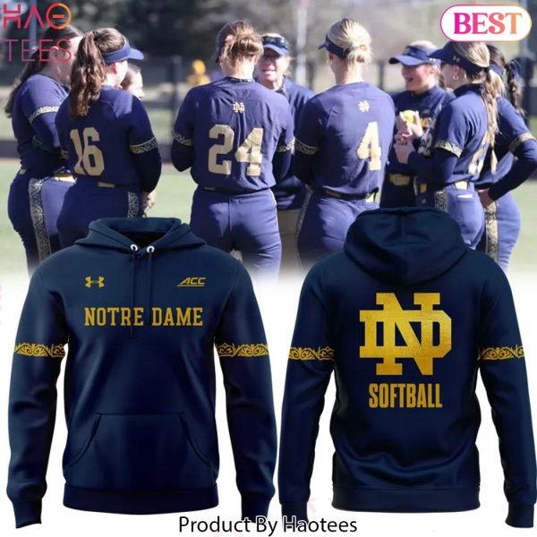 2025 Notre Dame Fighting Irish Softball Design Hoodie