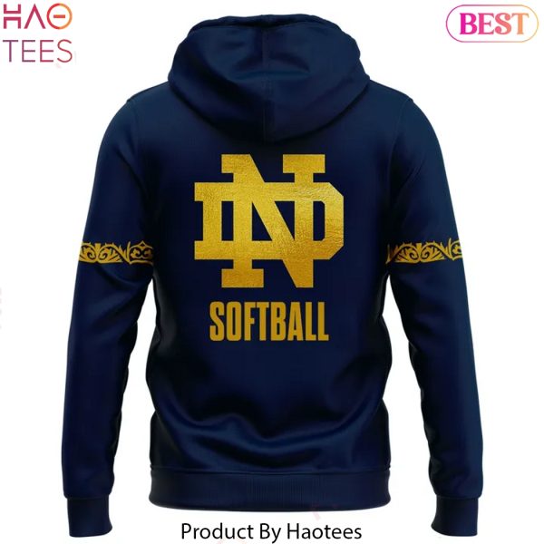 2025 Notre Dame Fighting Irish Softball Design Hoodie
