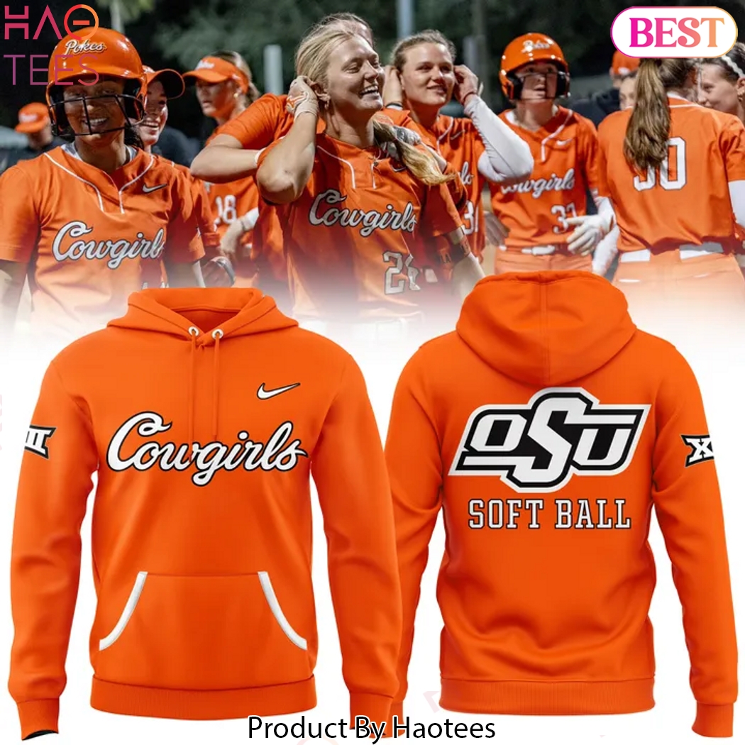 2025 Oklahoma State Cowgirls Softball Design Hoodie - Orange 2025 Oklahoma State Cowgirls Softball Design Hoodie - Orange