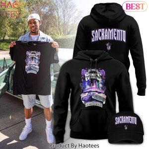 2025 Sacramento Kings Basketball Design Hoodie – Black