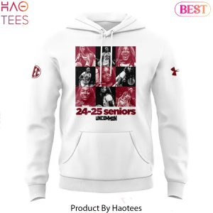 24-25 Seniors South Carolina Gamecocks Women Basketball Design Hoodie – White