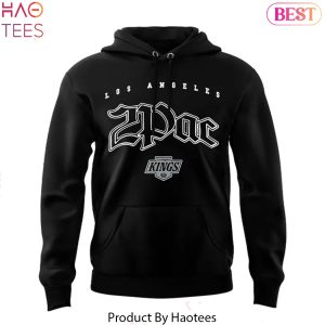 2PAC x Los Angeles Kings – Kings Never Die Design Hoodie – Black