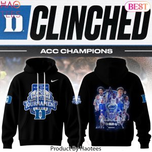 ACC Champions 2025 Duke Blue Devils Men Basketball Design Hoodie