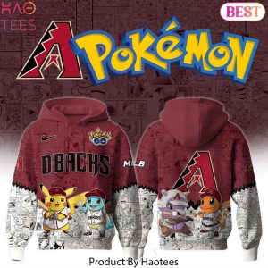 Arizona Diamondbacks x Po Ke mon Go Design Hoodie