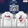 Tokyo Series 2025 Los Angeles Dodgers Takashi Murakami Cherry Blossom Design Hoodie – White