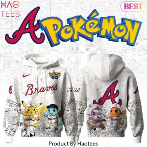 Atlanta Braves x Po Ke mon Go Design Hoodie