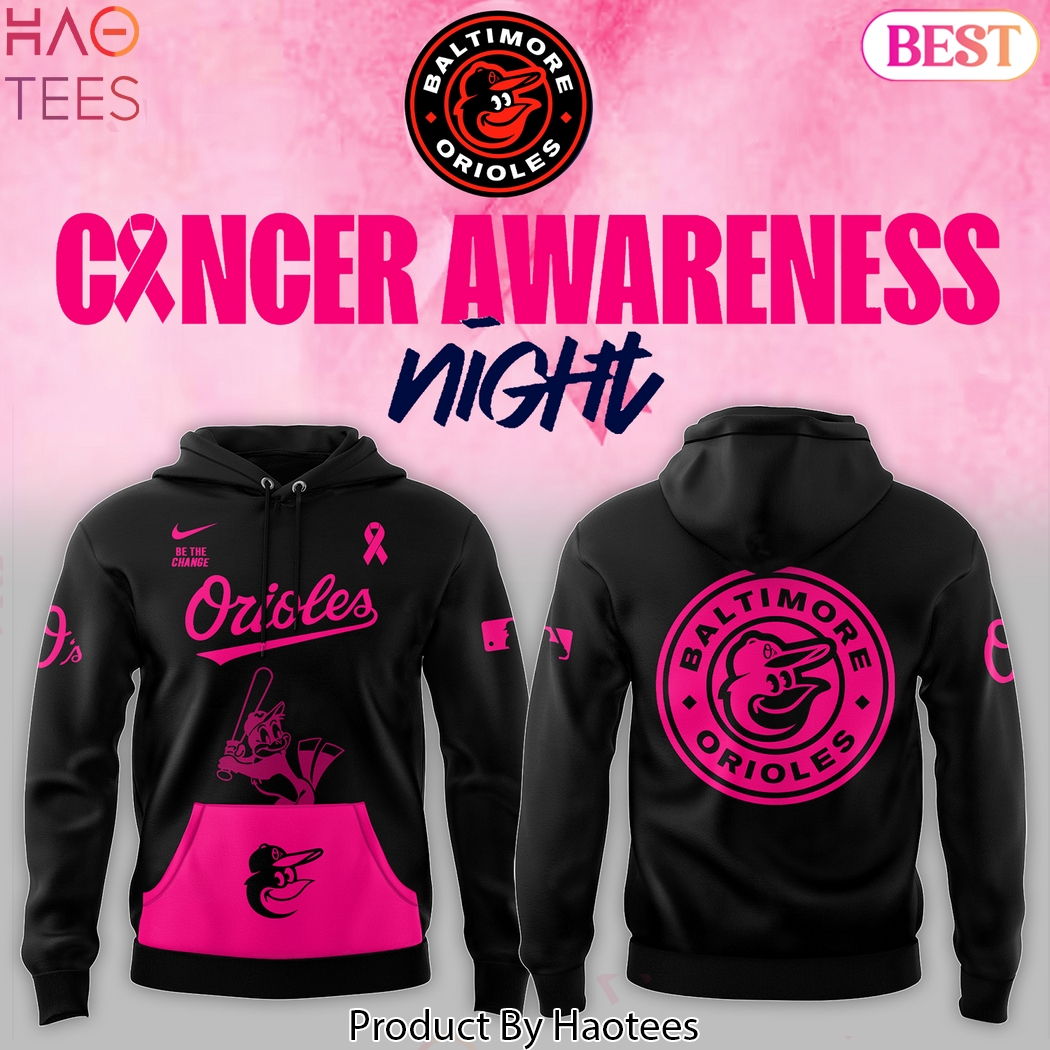 Baltimore Orioles x Cancer Awareness Night 2025 Design Hoodie Baltimore Orioles x Cancer Awareness Night 2025 Design Hoodie