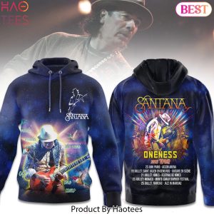 Carlos Santana Oneness 2025 Tour Design Hoodie
