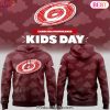 Carolina Hurricanes x 2025 Kids Day Logo Design Hoodie