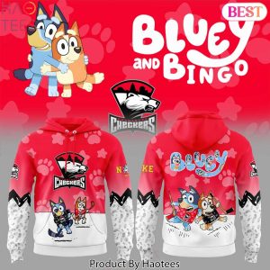 Charlotte Checkers x Bluey And Bingo Design Hoodie