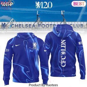 Chelsea F.C 120th Anniversary Design Hoodie – Blue