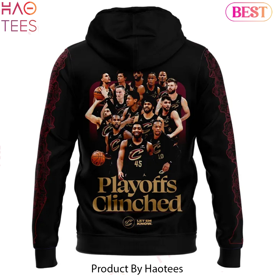 Cleveland Cavaliers PlayOffs Clinched 2025 Design Hoodie Cleveland Cavaliers PlayOffs Clinched 2025 Design Hoodie