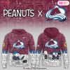 Colorado Avalanche x Peanuts 75 Years Anniversary Design Hoodie