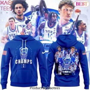 Duke Blue Devils Men Basketball 2025 ACC Champions Tournament Design Hoodie