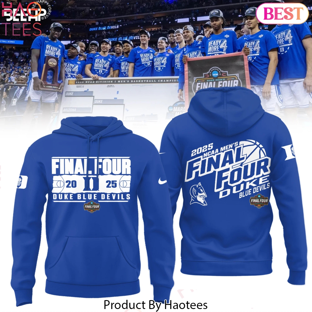 Final Four 2025 Duke Blue Devils NCAA Mens Basketball Design Hoodie Final Four 2025 Duke Blue Devils NCAA Mens Basketball Design Hoodie