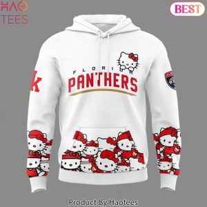 Florida Panthers x Hello Kitty Night 2025 Design Hoodie