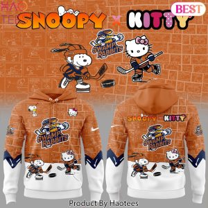 Greenville Swamp Rabbits x Snoopy & Hello Kitty Design Hoodie