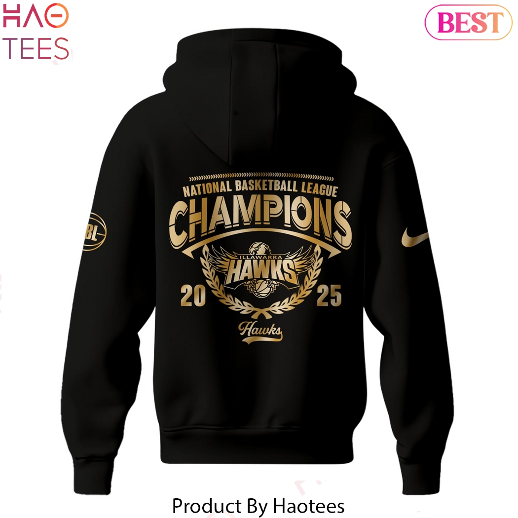 Illawarra Hawks 2025 National Basketball League Champions Design Hoodie Illawarra Hawks 2025 National Basketball League Champions Design Hoodie