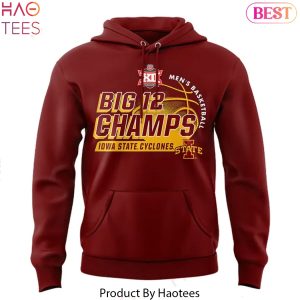 Iowa State Cyclones Men Basketball Big 12 Champs – Nothing Easy Design Hoodie