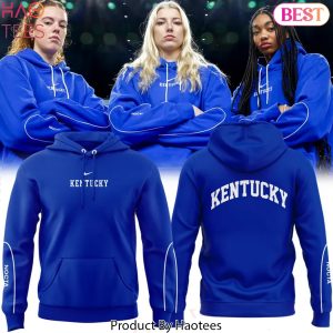Kentucky Wildcats Women Basketball 2025 Design Hoodie – Blue