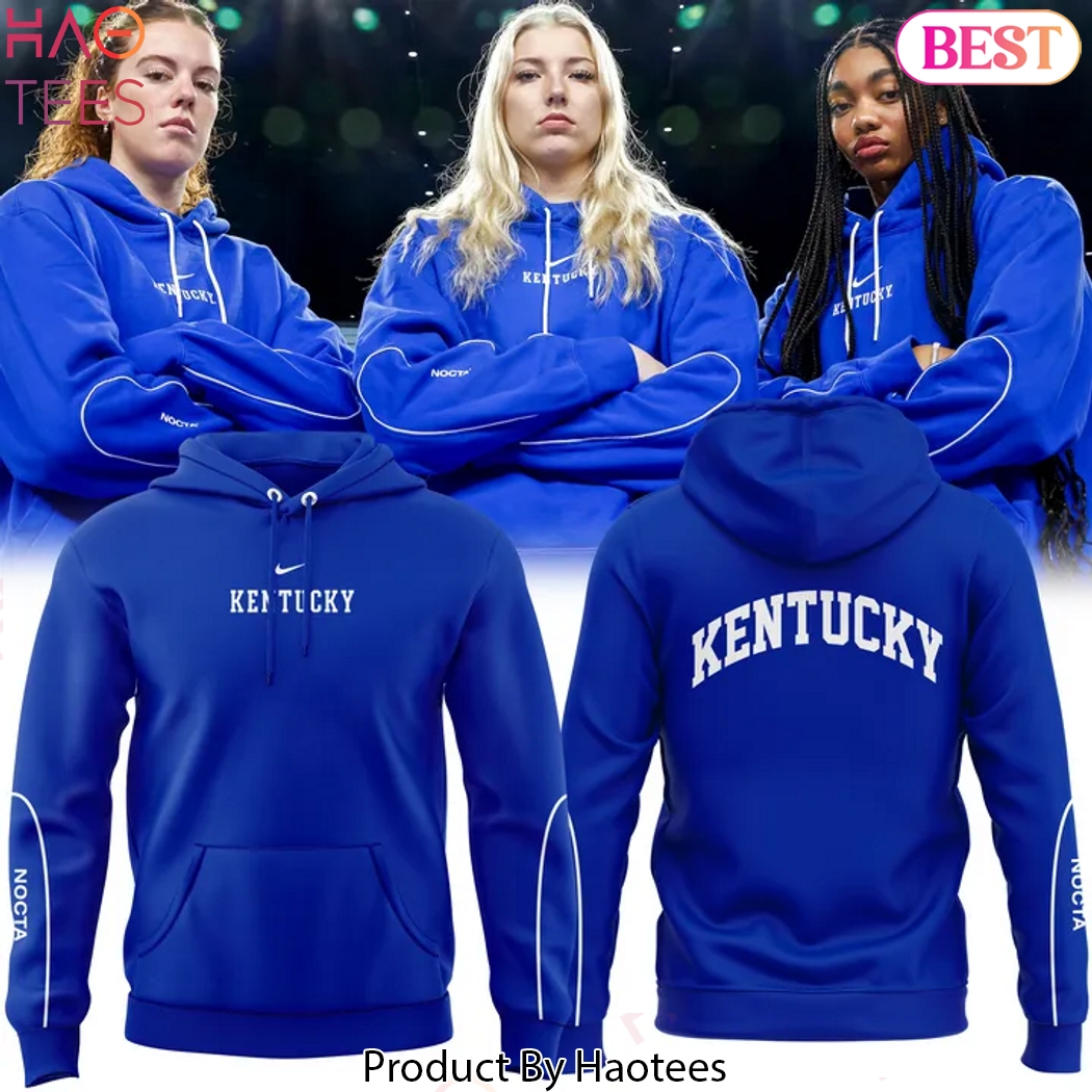 Kentucky Wildcats Women Basketball 2025 Design Hoodie - Blue Kentucky Wildcats Women Basketball 2025 Design Hoodie - Blue