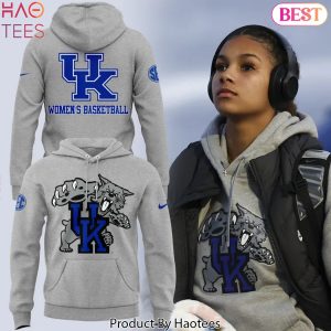 Kentucky Wildcats Women Basketball 2025 Design Hoodie – Grey