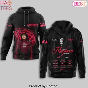 Lady Gaga The Mayhem Ball Tour 2025 Design Hoodie
