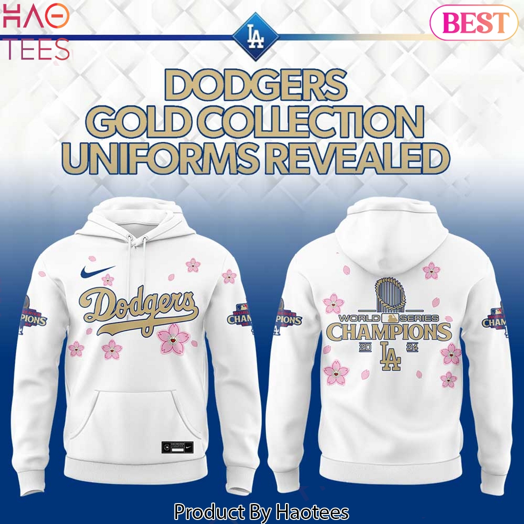 Los Angeles Dodgers Takashi Murakami Gold Collection Design Hoodie Los Angeles Dodgers Takashi Murakami Gold Collection Design Hoodie