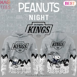 Los Angeles Kings x Peanuts 75th Anniversary Design Hoodie