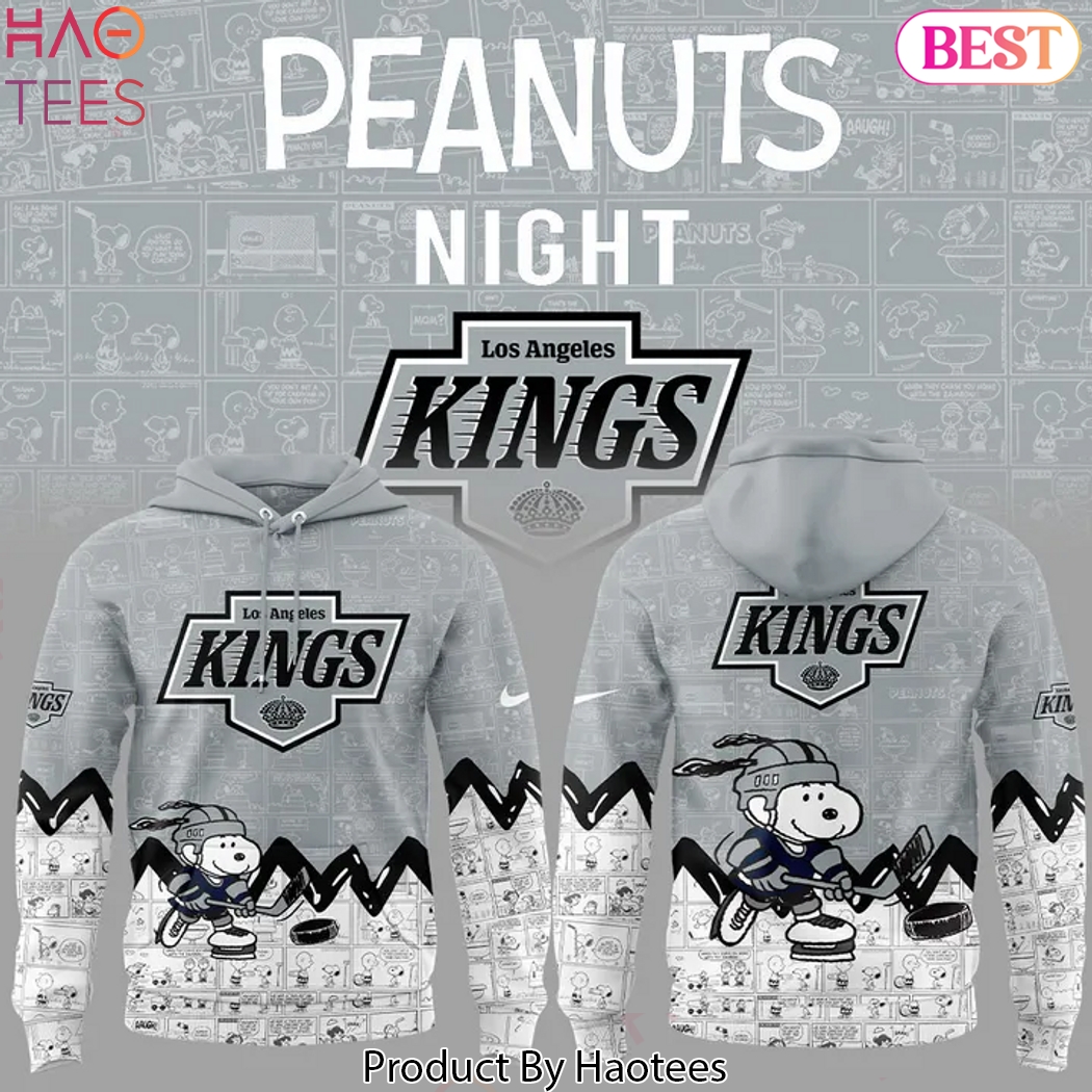 Los Angeles Kings x Peanuts 75th Anniversary Design Hoodie Los Angeles Kings x Peanuts 75th Anniversary Design Hoodie